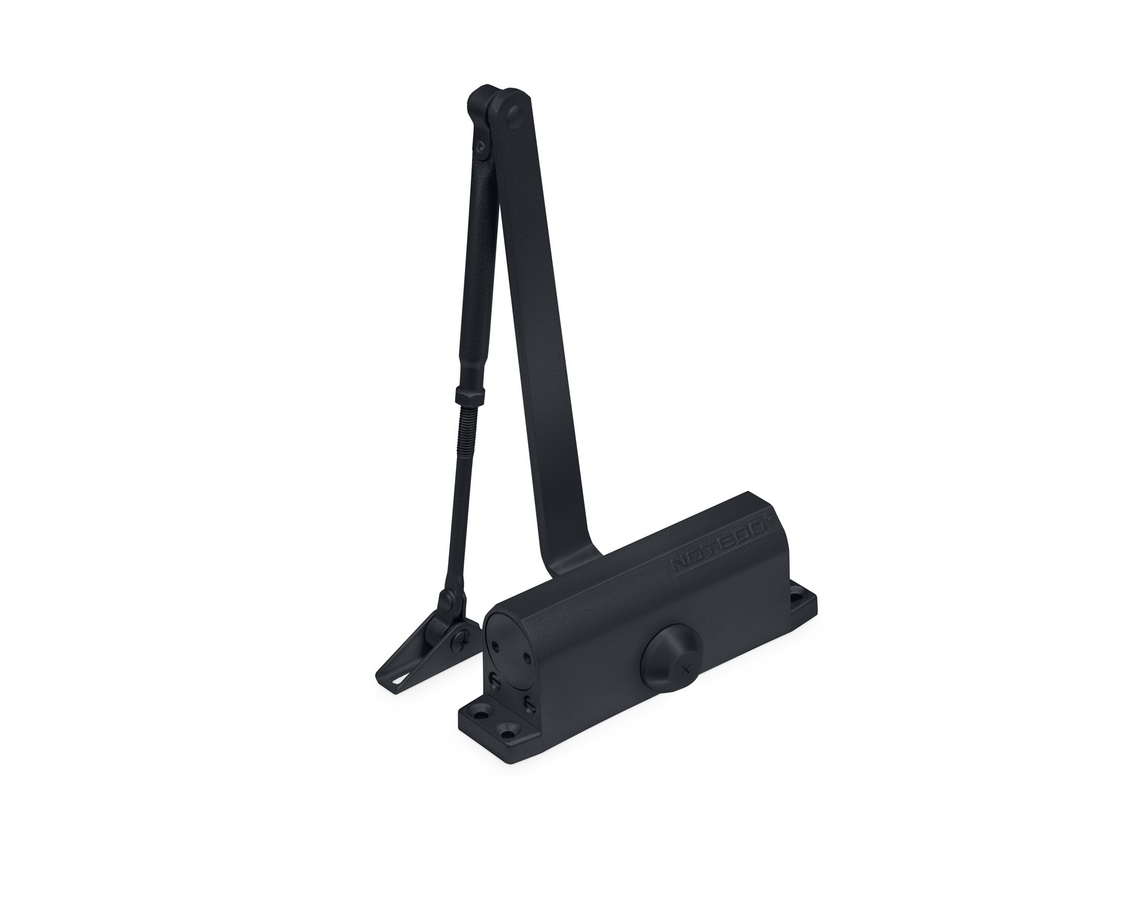 Доводчик NOTEDO DC-080-НО с ФОП, RAL 9005 чёрный Доводчик NOTEDO DC-080-НО с ФОП, RAL 9005 чёрный