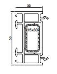 Расширитель 030мм COMFORT 58 серия шт=6,5м, Расширитель 030мм COMFORT 58 серия шт=6,5м,
