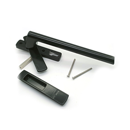 Ручка KIN LONG, с ракушкой, RAL9005 черный Ручка KIN LONG, с ракушкой, RAL9005 черный